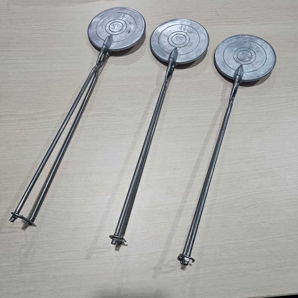 Cetakan Kue Semprong Manual 4.5" Bulat Egg Roll Pastry Maker Aluminium