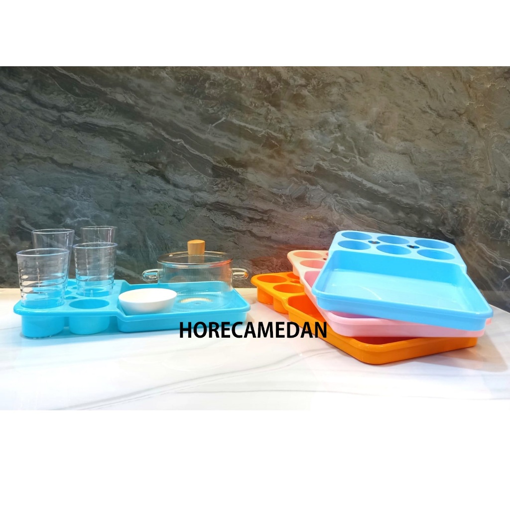 Baki Gelas  / Multi Tray golden star / Tatakan alas gelas / Nampan Gelas multifungsi