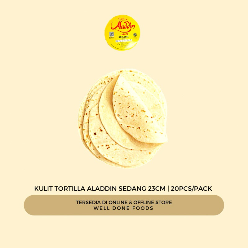 

Kulit Kebab Tortilla Aladdin 23cm