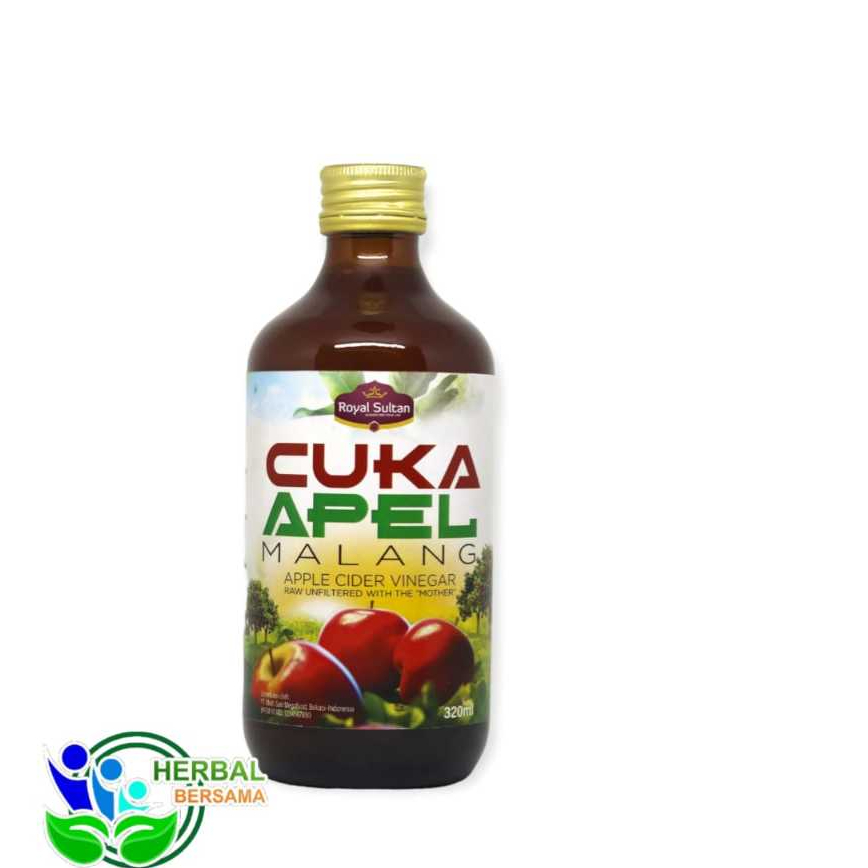 Cuka Apel Batu - Malang Royal Sultan | Cuka Apel Organik - 320ml