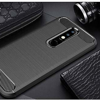 SOFTCASE IPAKY Karbon TECNO POVA 3 NOKIA 3.1 4.2 6.2 MOTO C E4+ ANDROMAX A B L Selfie Soft Case IPAC