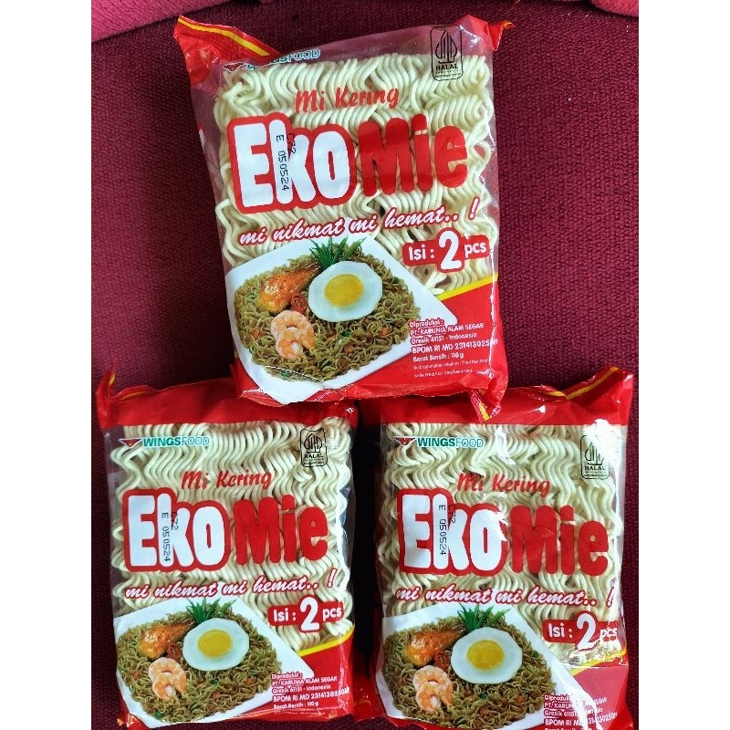 

EKOMIE INSTAN ISI 2 KEPING 120 GRAM / MIE KERING KERITING