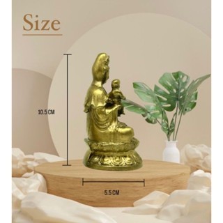 PATUNG DEWI KWAN IM MENGGENDONG ANAK