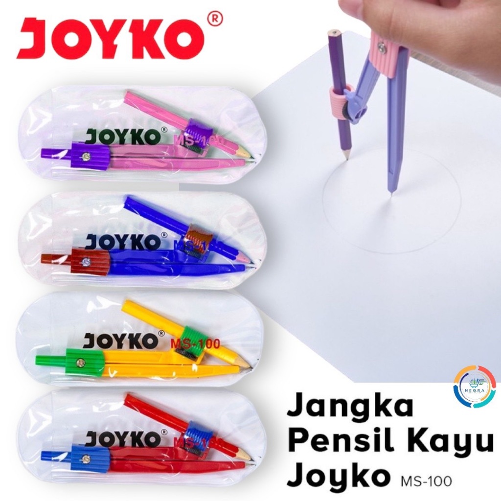 

Joyko Math Set MS-100 | Alat Jangka