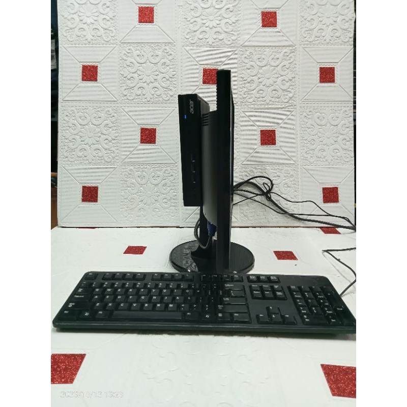 PAKETAN PC MINI ACER CORE I3 6100 RAM 4GB SSD 256GB + LAYAR 20 INCIH LED