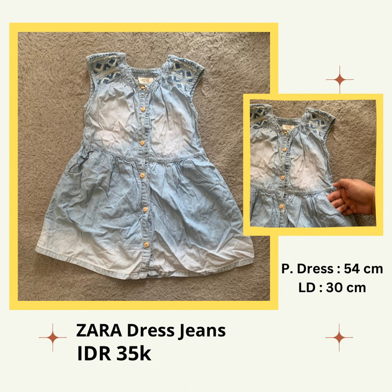 ZARA Denim Dress