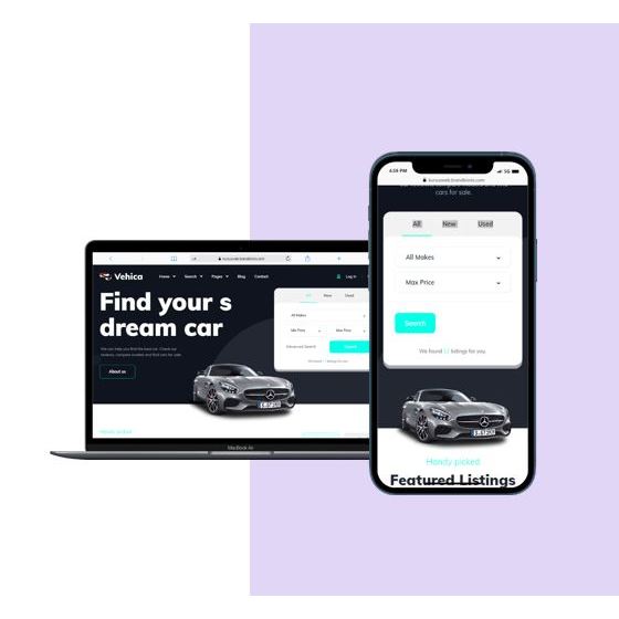 Website Dealer mobil - Car Dealer Theme Vehica