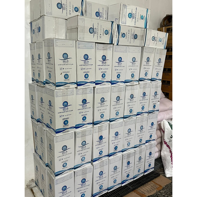 

ZAM ZAM NONBARCODE 5 LITER/ AIR ZAMZAM NONBARCOD/ ZAMZAM MEKKAH BARCODE/ 5 LITERCOE