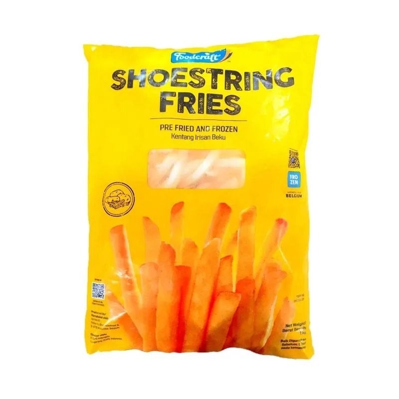 FOODCRAFT Kentang Shoestring 1kg [ French Fries ]