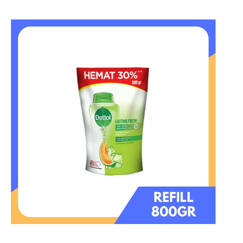 Dettol Sabun Mandi Cair Refill 800g / 800gr