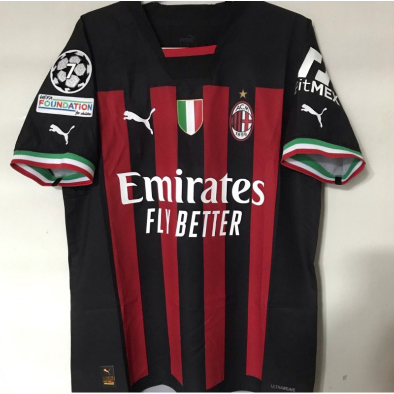AC Milan Home Authentic Jersey 2022/23 Original Player Issue