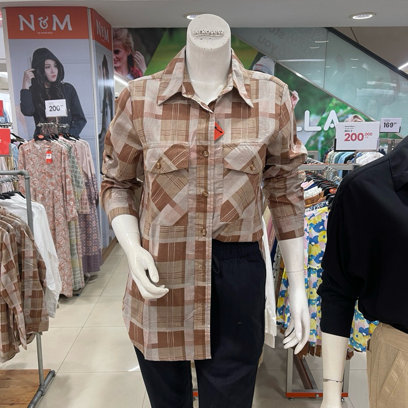 SALE Kemeja Wanita Novel Mice (S-XXL)