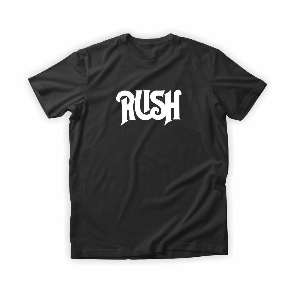 Kaos Band | Kaos RUSH | Tshirt Baju Distro Pria / Wanita Dewasa - Musik Metal Rock