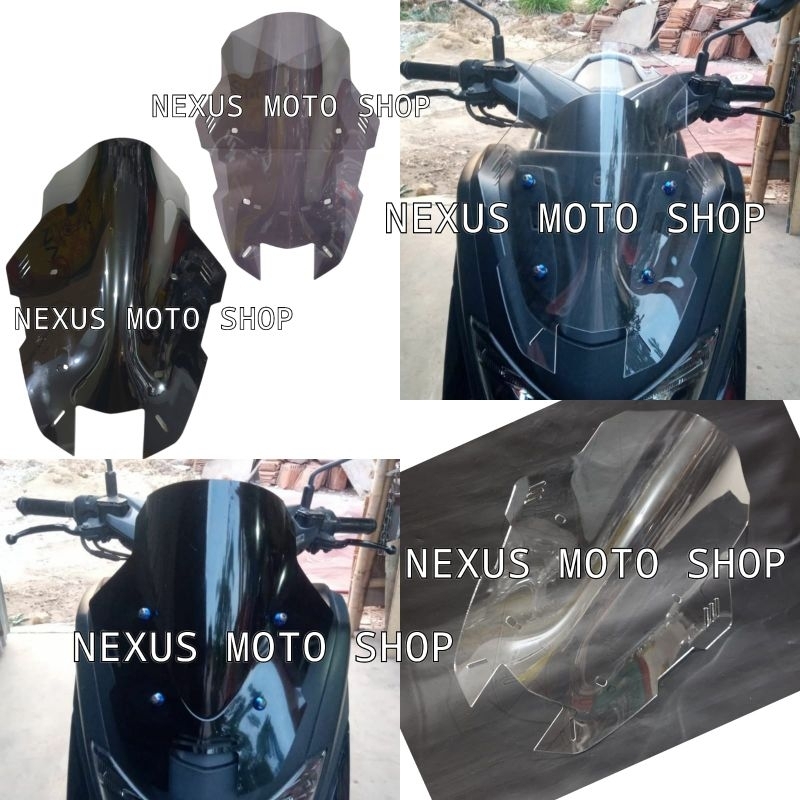 windshield tdr cyborg nmax new visor tdr sirip v1 nmax  connected