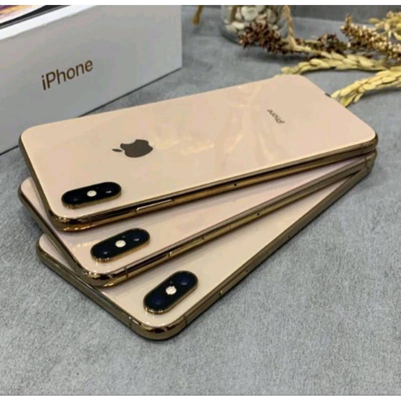 iPhone XS MAX Second Fullset Like New Gold 512 GB