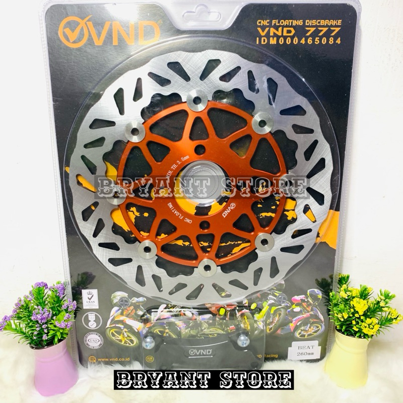 PIRINGAN DEPAN CAKRAM VND 777 260MM BEAT SCOOPY GENIO VARIO 110 125 150 160 CBS CNC FLOATING BRAKE DISK DISC DISCBRAKE
