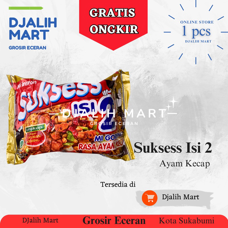 

mie suksess isi 2 ayam kecap