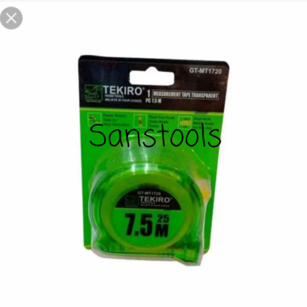 

Meteran tekiro 75m Measuring tape 75 m meter transparan GT-MT1720 Limited