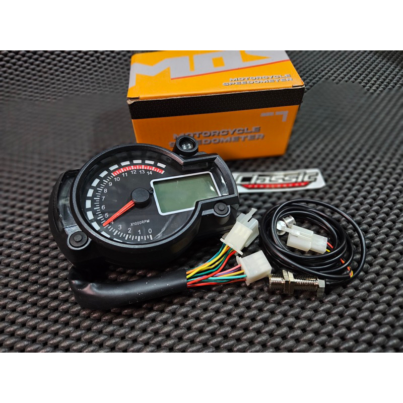 SPIDOMETER KOSO RX2N MOS SPIDO SPEDO KOSO DIGITAL RX2N MOS ANTI JARUM LEMOT