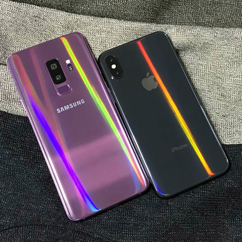 IPHONE 12 PRO IPHONE 12 PRO MAX SKIN AURORA RAINBOW ANTI GORES BELAKANG