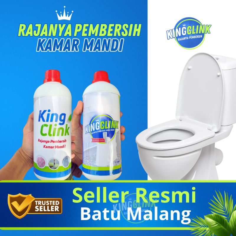 King Clink Pembersih Kerak membandel + FREE KUAS dan handglove