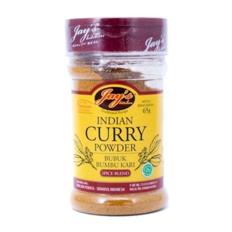 

Jays Indian Curry 65gr / Jays Bubuk Bumbu Kari