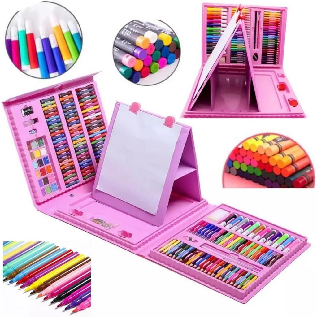 

Set Crayon 208 150 PC / Krayon Mewarna Alat Menggambar dan Mewarnai Anak