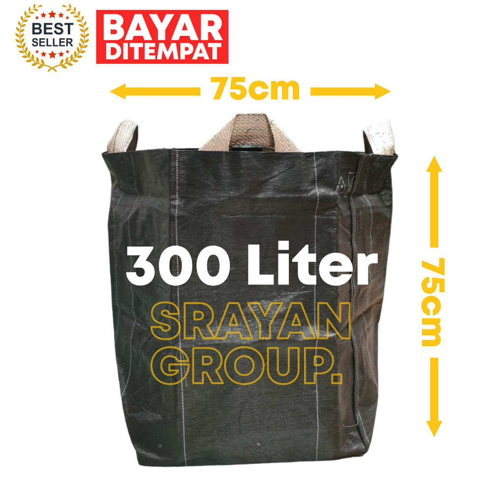 PLANTER BAG 300 LITER HITAM/POT TANAMAN BESAR