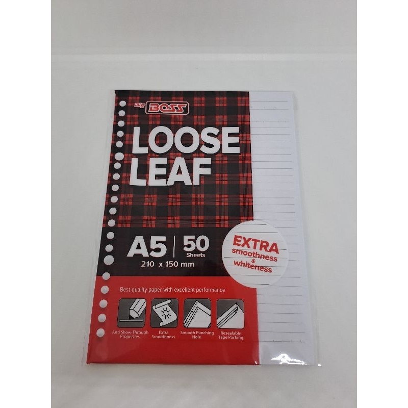 

ISI LOOSE LEAF A5 BINDER ISI 50 LEMBAR