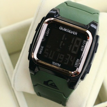 JAM TANGAN PRIA DIGITAL TALI KARET QUIKSILVER