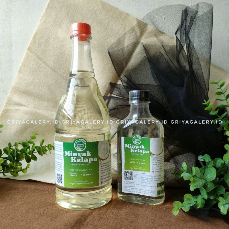 

LINGKAR ORGANIK Minyak Goreng Kelapa 1liter Coconut Cooking Oil 1000ml