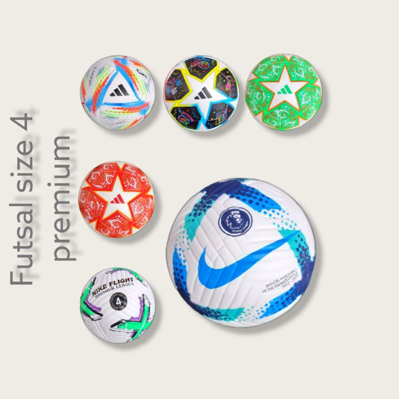 bola futsal size 4 import jahit press putsal ori