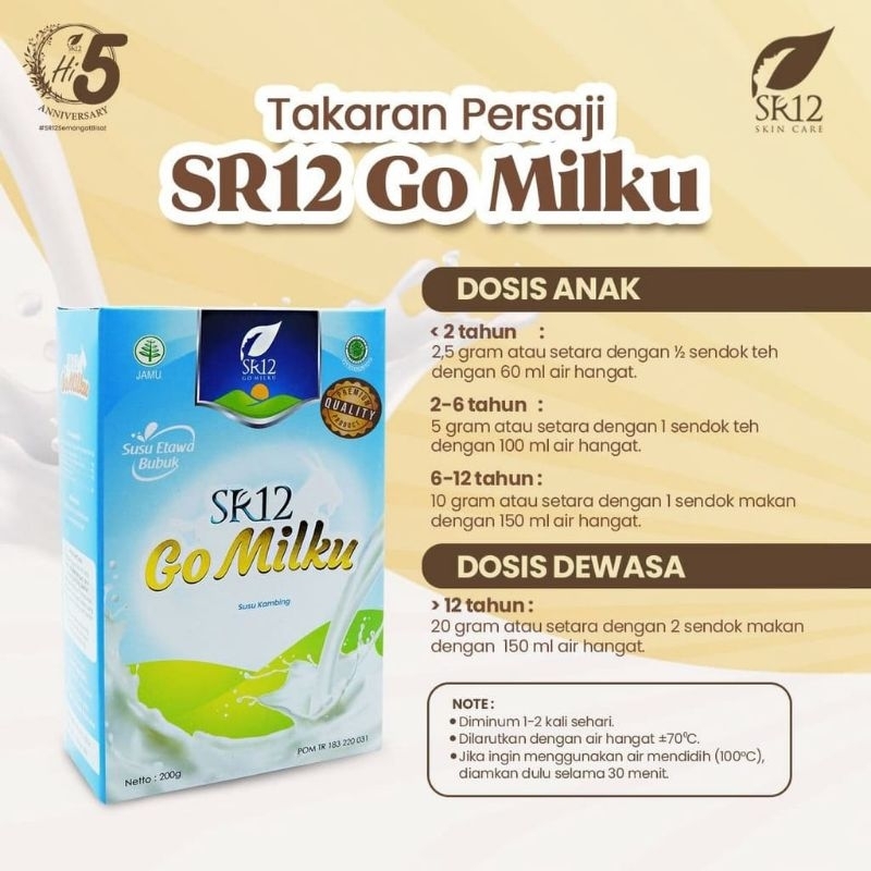 

Susu SR12 Go Milku | Goat Milk Susu Kambing Etawa