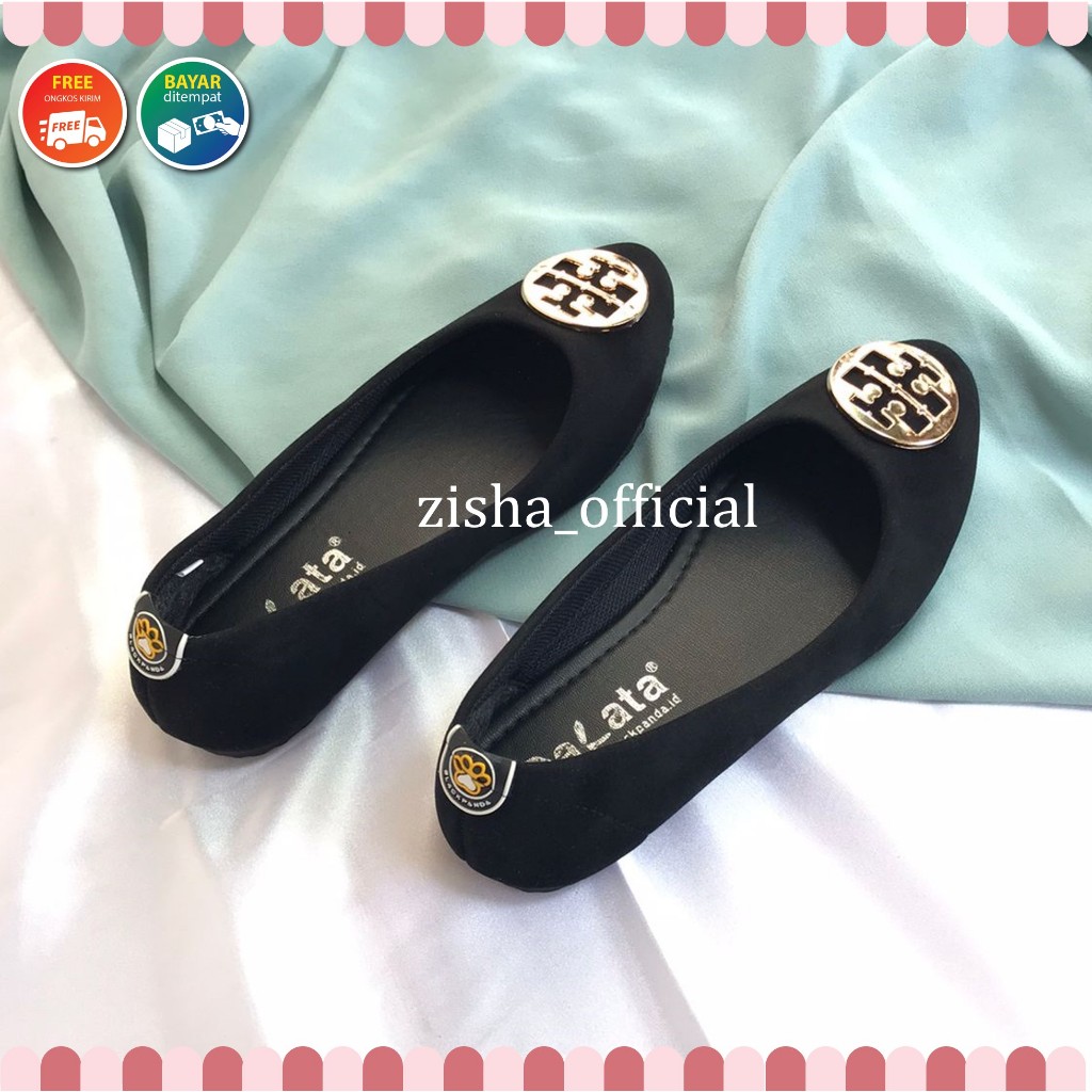 original blackpanda flat shoes / sepatu black panda / sepatu wanita / flatshoes wanita / black panda