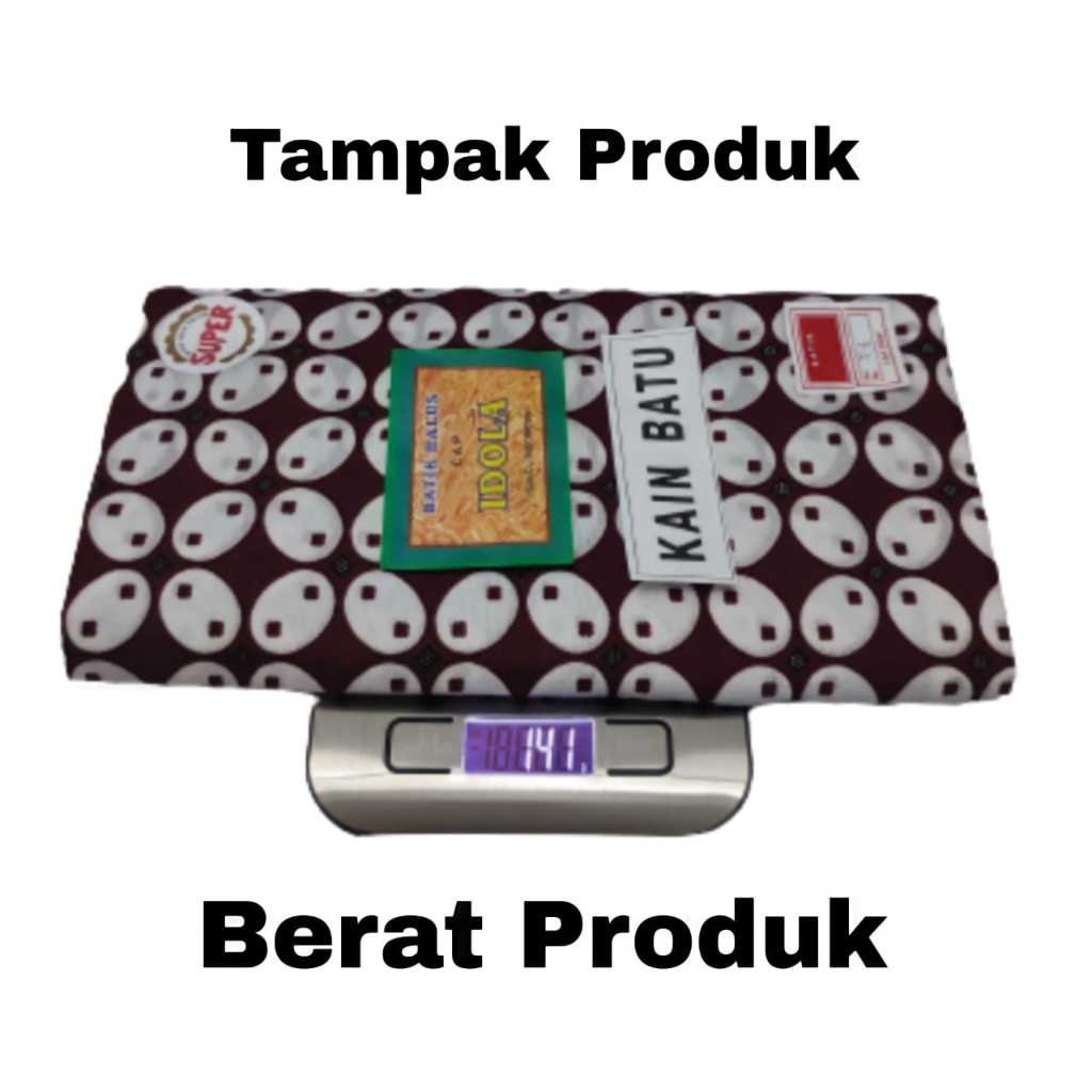 VALUE PACK Kain Batik Idola Putih Jarik Samping Sewek Sarung Wanita Pria Dewasa Motif Tenun Murah