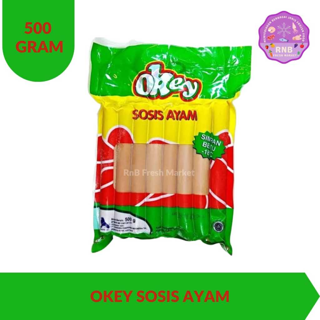 

Okey Sosis Ayam 500 Gram