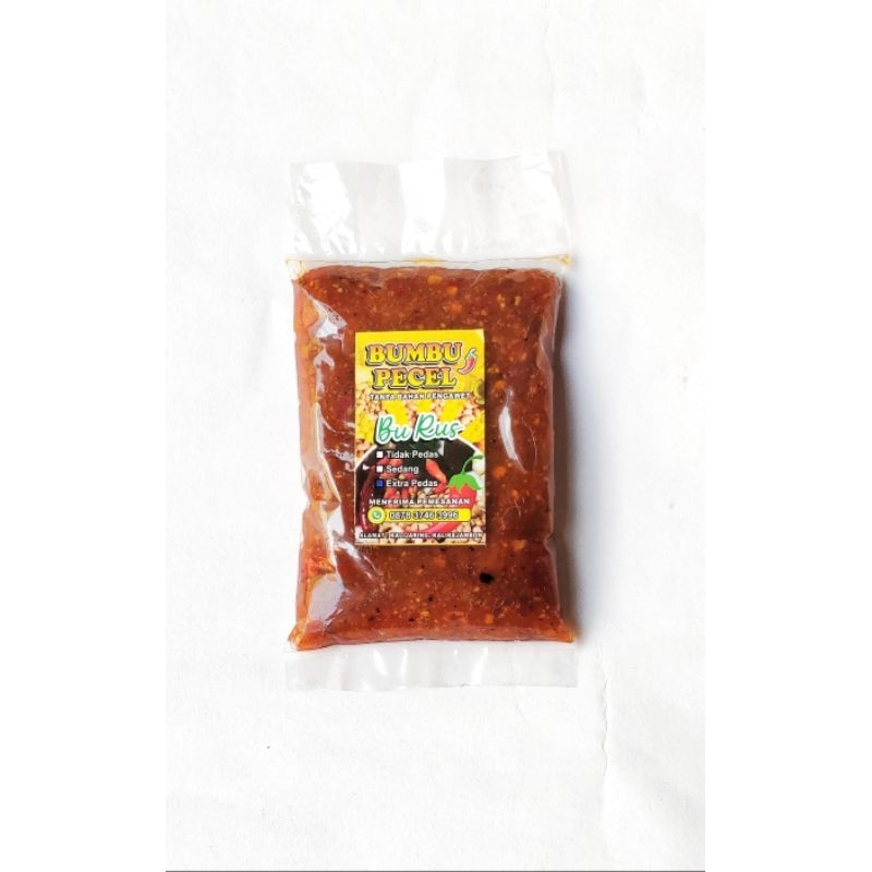 

bumbu pecel bu rus 100gr (extra pedas)