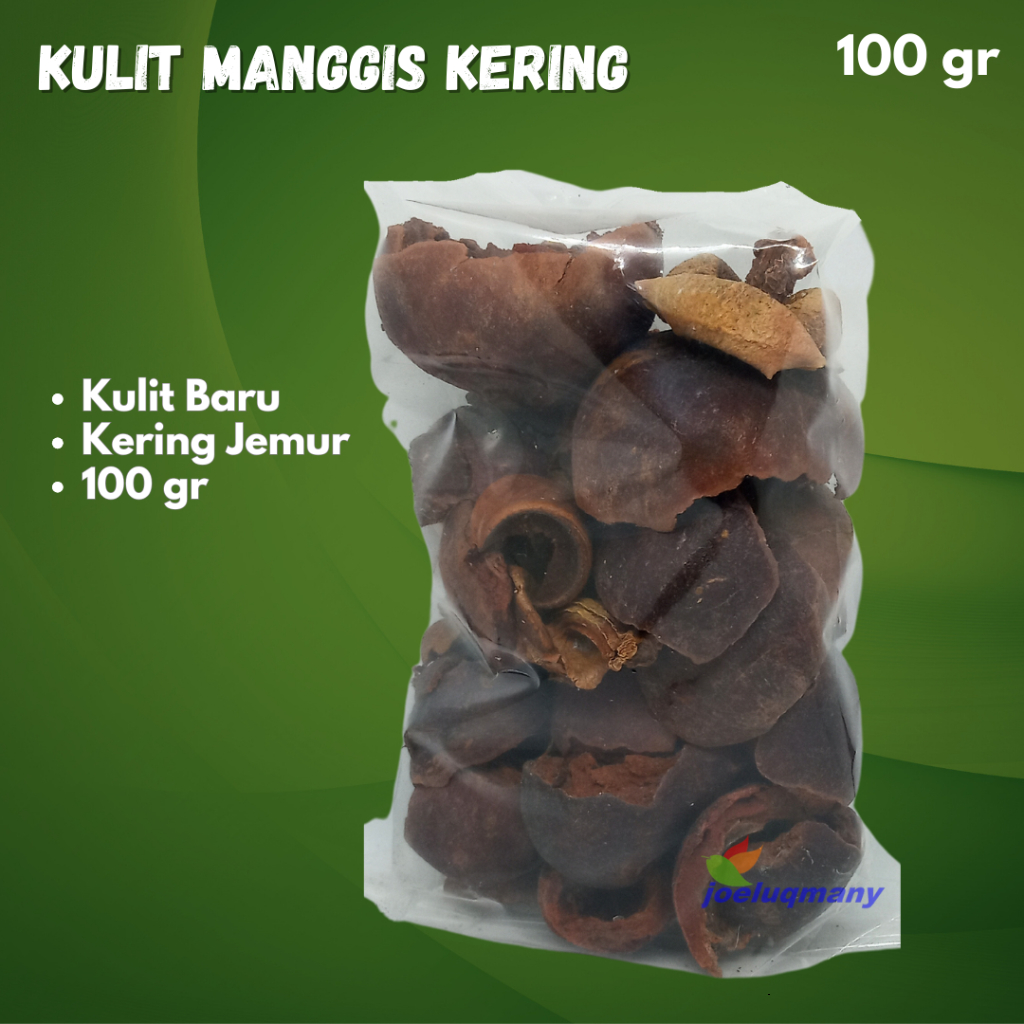 

Kulit Manggis Kering Asli Dried Mangosteen Peel 100gram