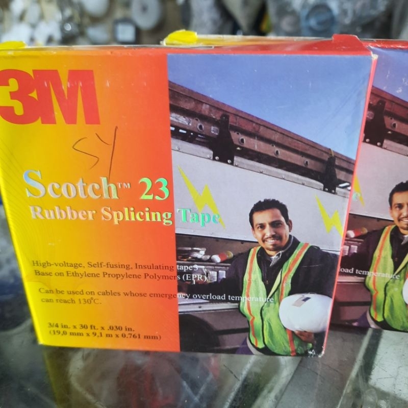 Solasi 3M scotch 23 rubber tape isolasi 3M