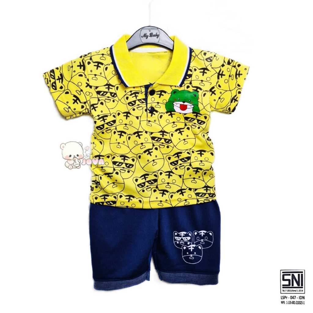 BAJU BAYI KARAKTER HEWAN SETELAN ANAK LAKI-LAKI / SETELAN ANAK HARGA GROSIR
