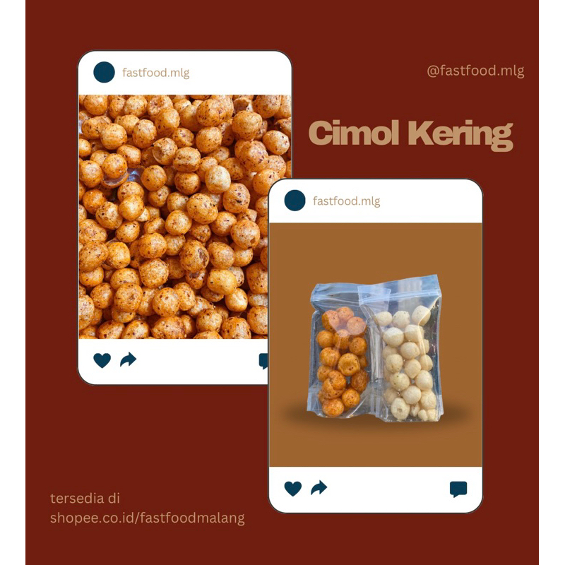 

Cimol kering 50gr
