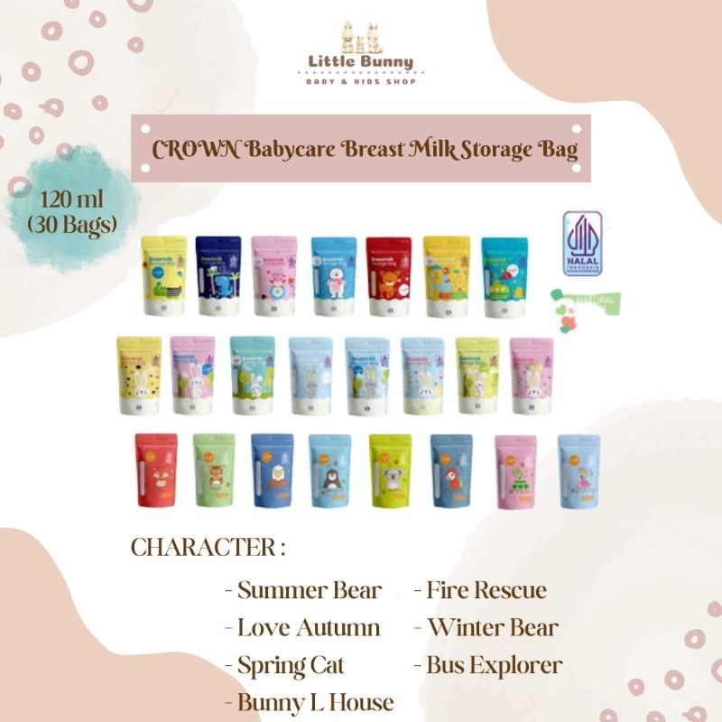 Kantong ASI Crown 120ml / Kantong ASI / Kantong ASIP