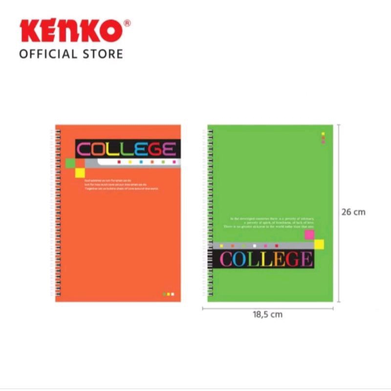 

Kenko Ring Book B5-RN College - Buku Catatan