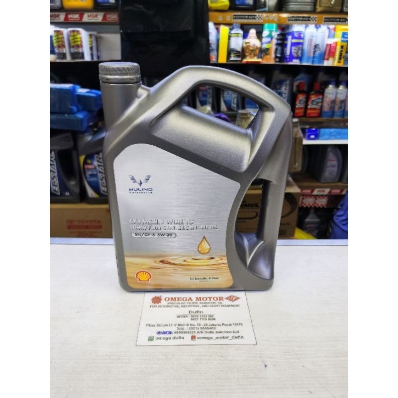 oli wuling 5w30 sn fully synthetic 4liter original asli 100%