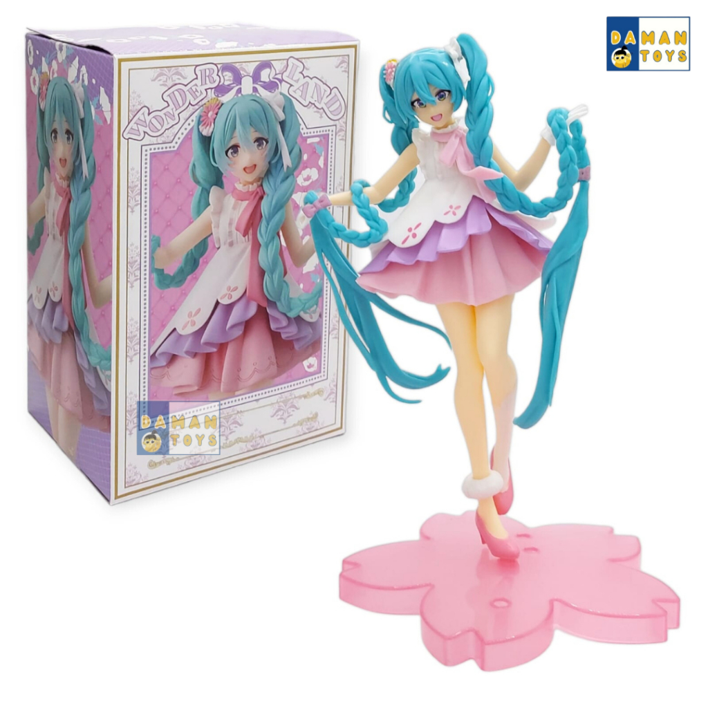 Action Figure Vocaloid Hatsune Miku Sakura Miku Wonderland Anime