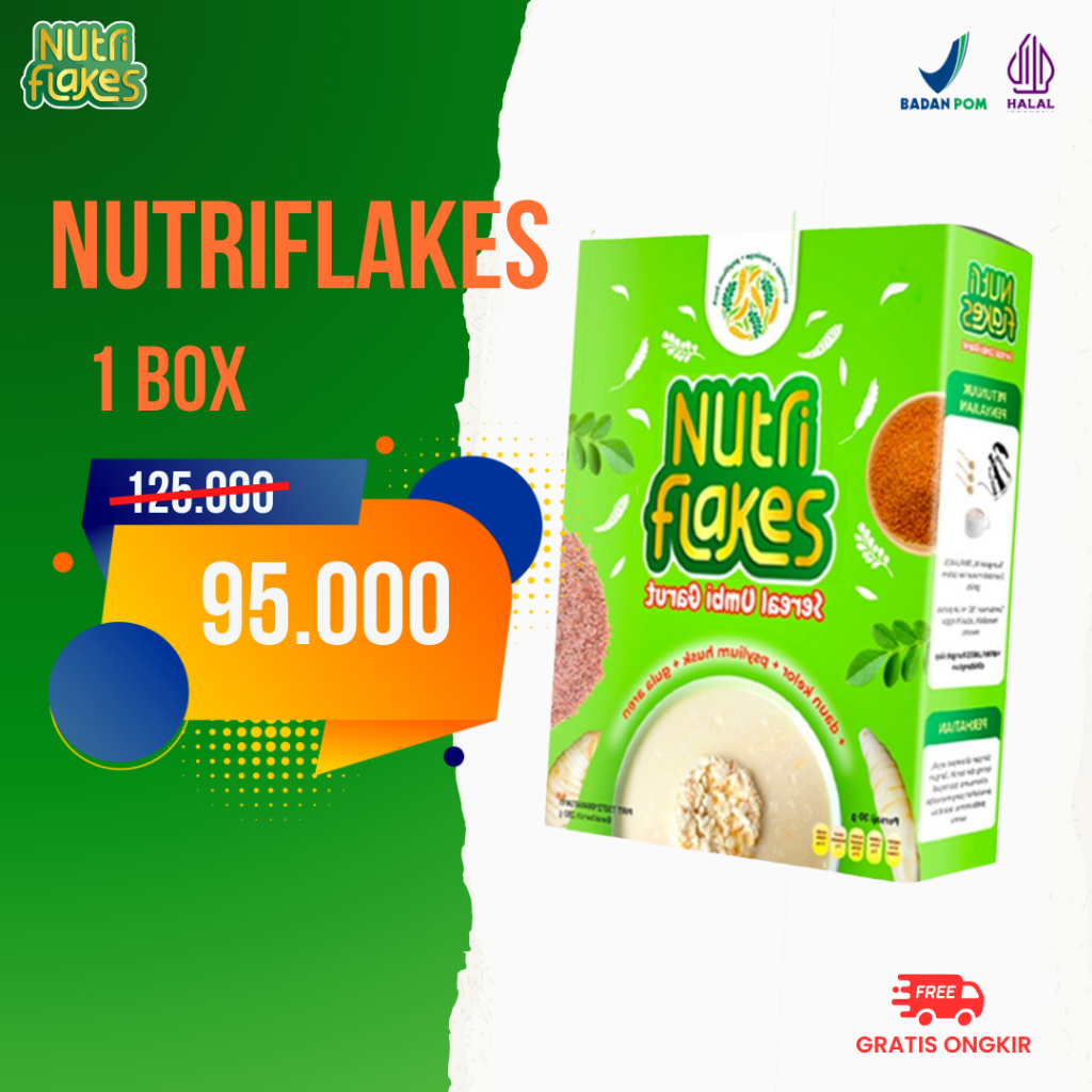 

NUTRIFLAKES Minuman serbuk umbi garut efektif sembuhkan Maag Kronis