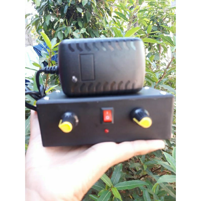 POWER AMPLIFIER MINI STEREO 12 VOLT 2 CHANNEL VOLUME FREE ADAPTOR DAYA AKI MOBIL TRUK BUS