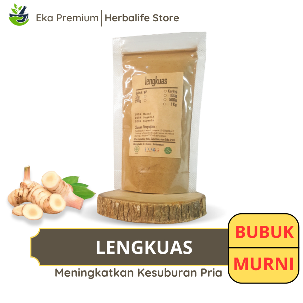 

LENGKUAS BUBUK Laos Kering Ramuan Rempah Herbal Asli Jamu Minuman Alami Murni Tradisiona Simplisia Alpinia Galanga