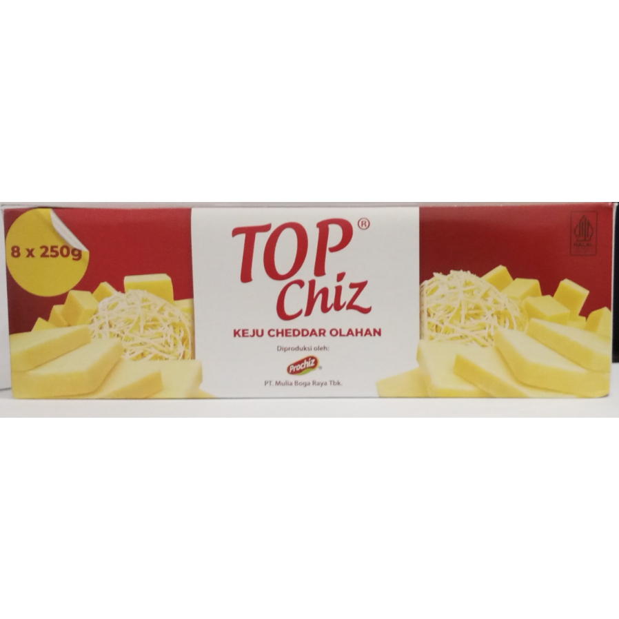 

TOPCHIZ CHEDDAR CHEESE 250G x 8PC
