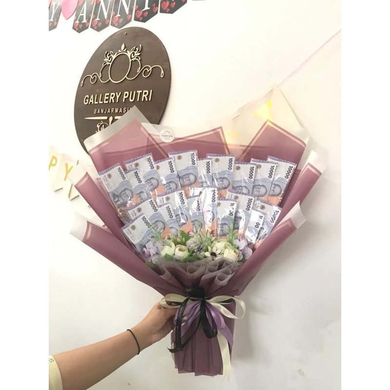 CUSTOM Buket uang 50 lembar
